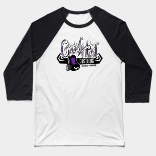 Ghost Host Customs - Haunted Mansion - Halloween Baseball T-Shirt